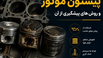 رایج ترین مشکلات پیستون موتور و روش های پیشگیری از آن